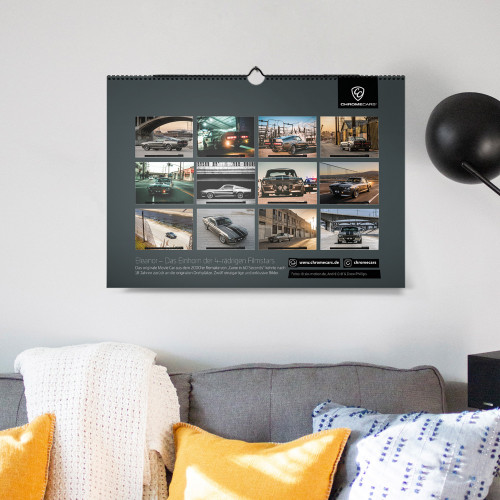 Rückseite - Wandkalender "Go-Baby-Go" 2023 (DIN A2) - ChromeCars®