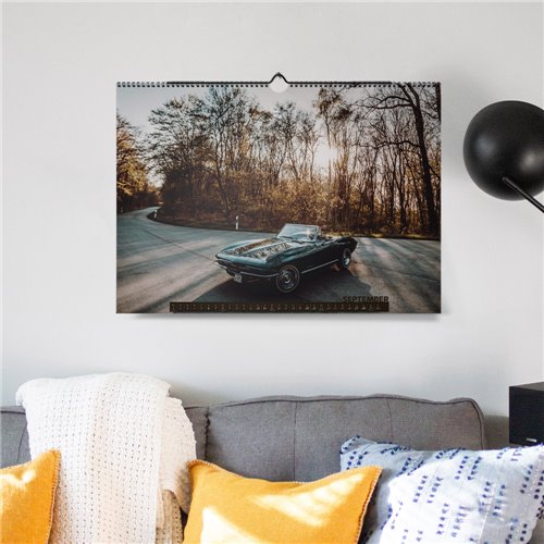 ChromeCars® Wandkalender "Retrospektiv II" 2025 (DIN A2)