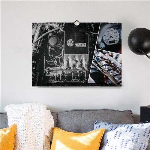 ChromeCars® Wandkalender "Fast and Furious VW Jetta" 2025 (DIN A2)