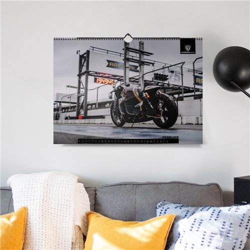 ChromeCars® Wandkalender "BLACK&GOLD - LOTUS Collection" 2025 (DIN A2)