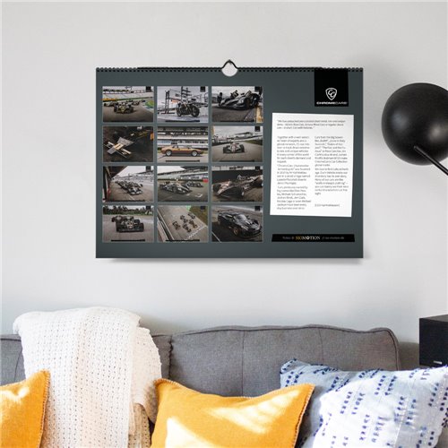 ChromeCars® Wandkalender "BLACK&GOLD - LOTUS Collection" 2025 (DIN A2)