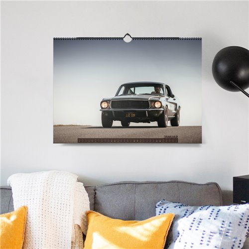 copy of ChromeCars® Wall Calendar  "The Real Bullitt Charger" 2023 (DIN A2)