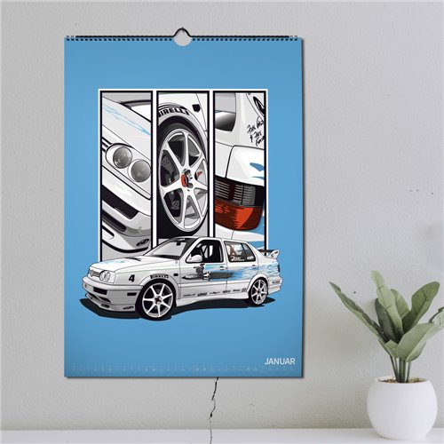 ChromeCars® Wandkalender - MOVIE STARS 2025 (DIN A2)