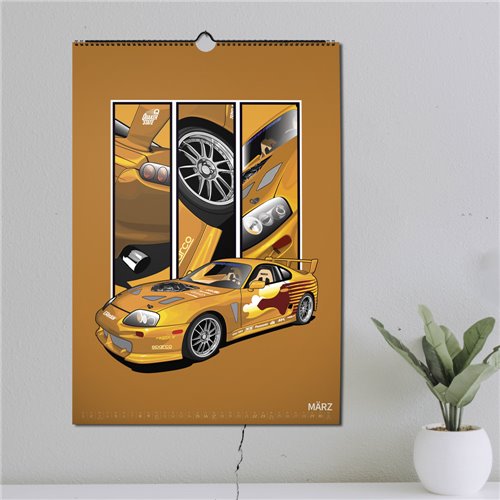 ChromeCars® Wandkalender - MOVIE STARS 2025 (DIN A2)