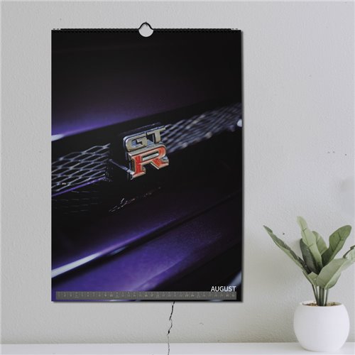ChromeCars® Wandkalender - Nissan Skyline R33 GT-R V-spec MNPI - 2025 (DIN A2)